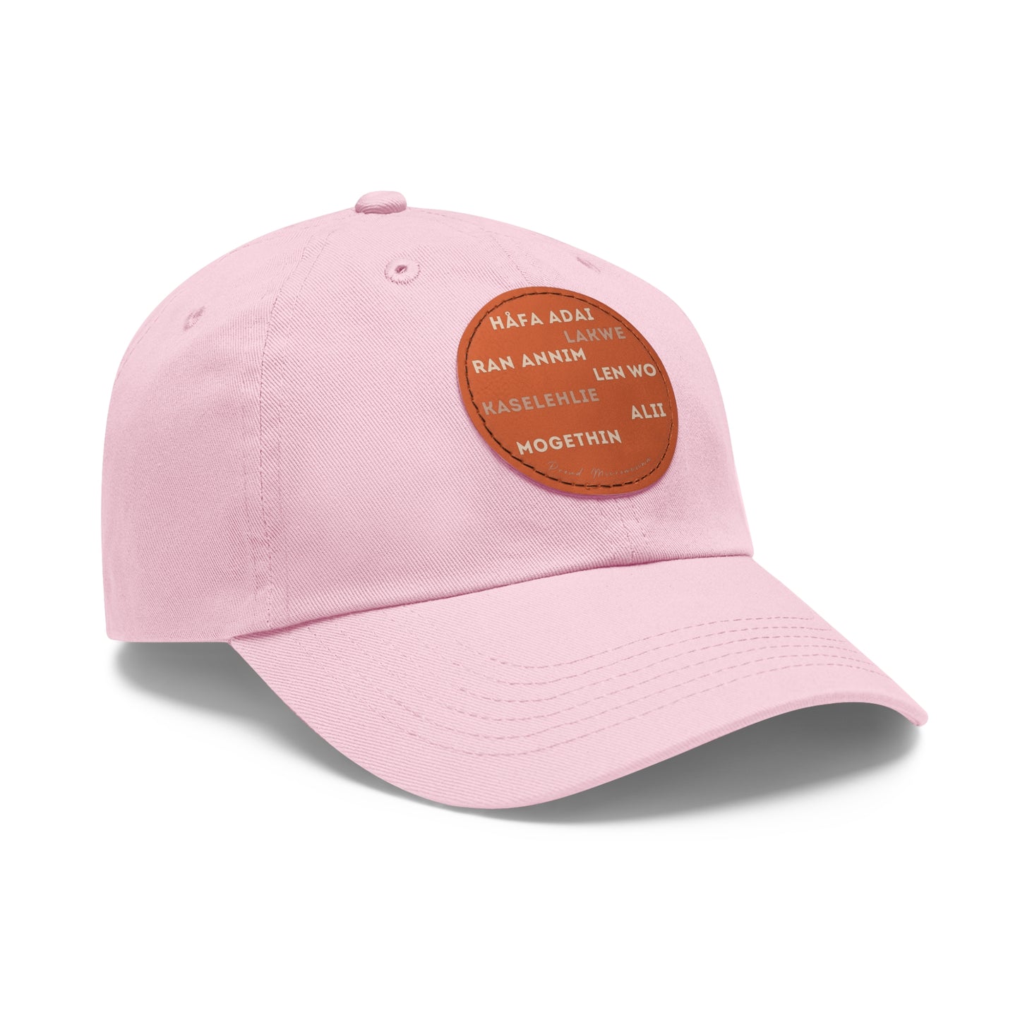 Hello Håfa Adai Micronesia Hat Ran annim Lakwe Len wo Kaselehlie Mogethin Alii CNMI Guam Kosrae Palau Marshals Yap Chuuk Pohnpei Round Cap - Marianas Shop