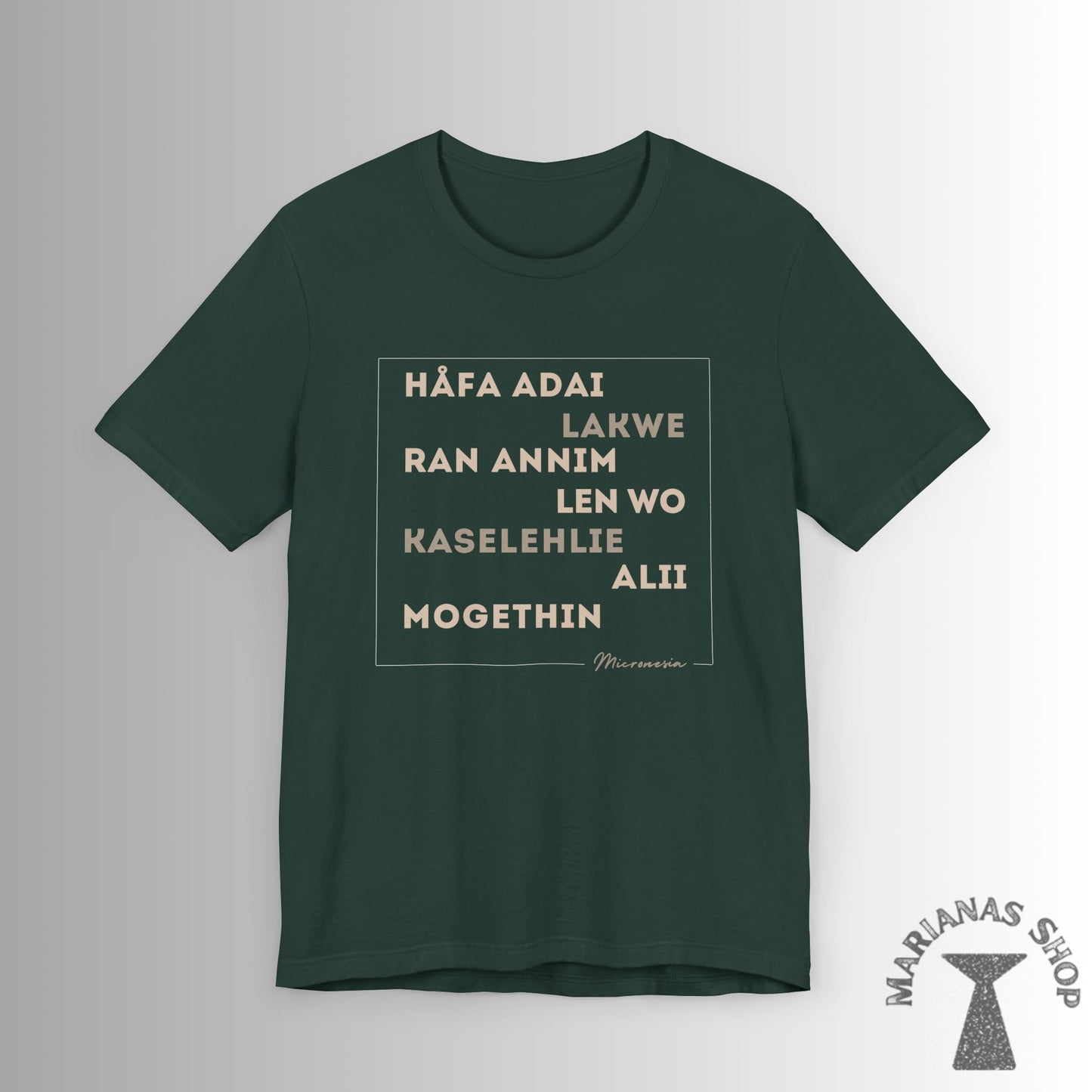 Hello Håfa adai Micronesia Shirt Ran annim Lakwe Len wo Kaselehlie Mogethin Alii Saipan Guam Kosrae Palau Marshals Yap Chuuk Pohnpei Hafa - Marianas Shop