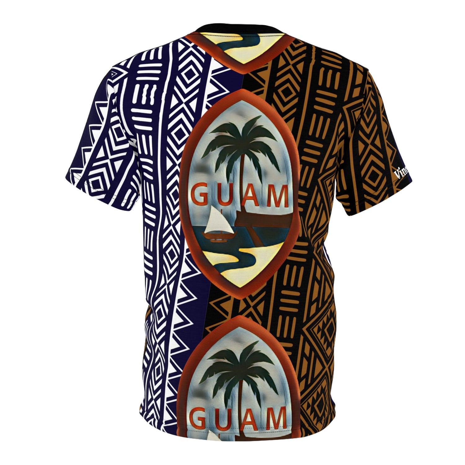 Guam Seal Tribal Print Shirt - Marianas Shop