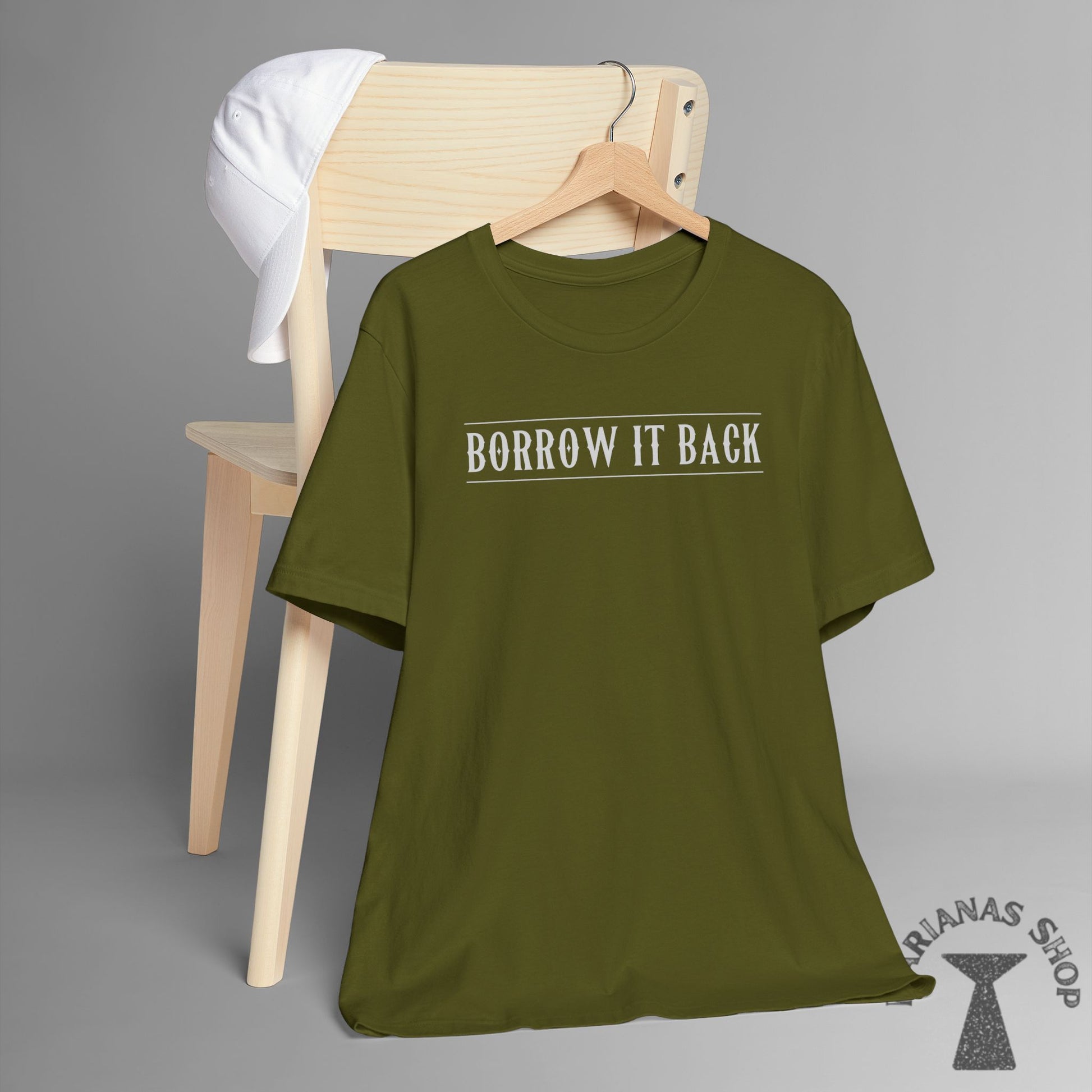 Borrow It Back Chamorro Phrase Shirt Celebrate Chamorru Culture with Fun Island Sayings Tshirt Guam Saipan Tinian Rota Marianas T-shirt - Marianas Shop