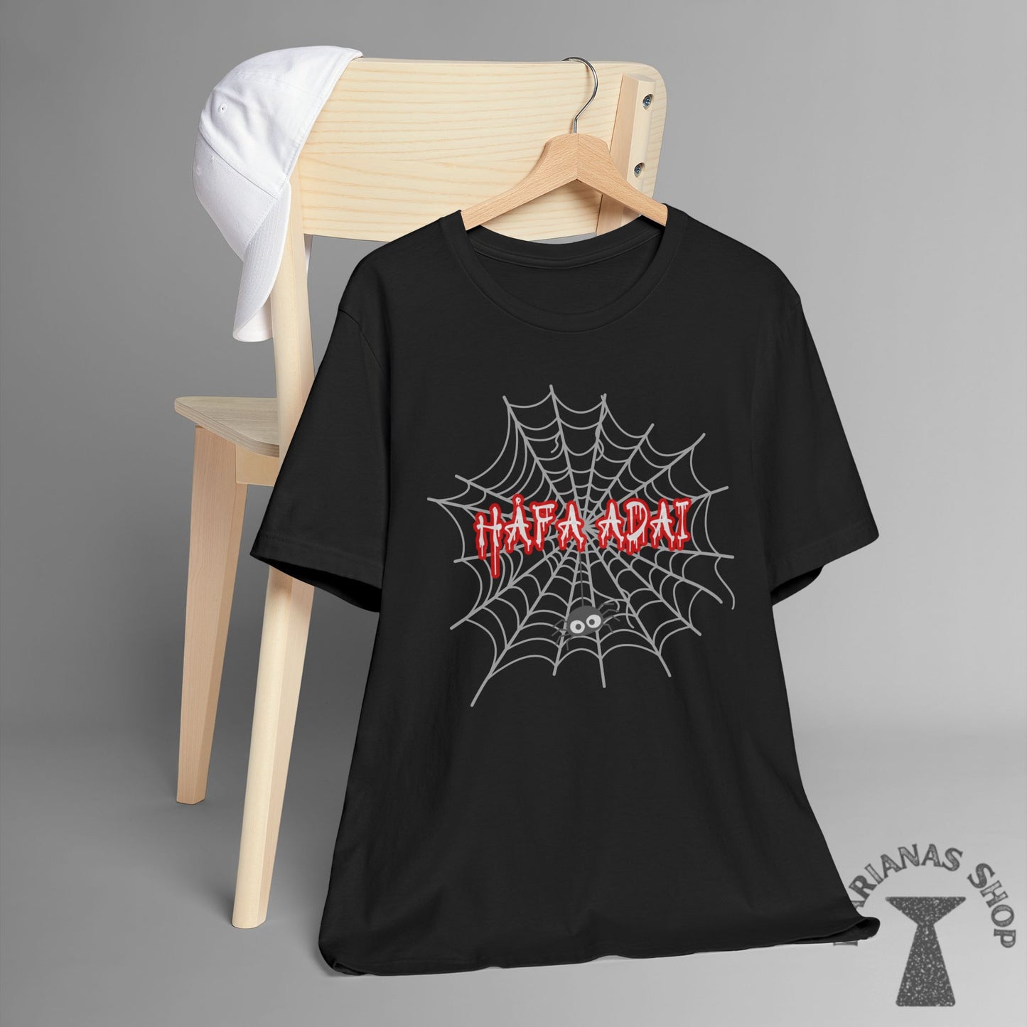 Halloween Spider Hafa Adai Guam Marianas Shirt Guamanian Chamorro T-shirt Saipan Tinian Rota CNMI Tshirt - Marianas Shop