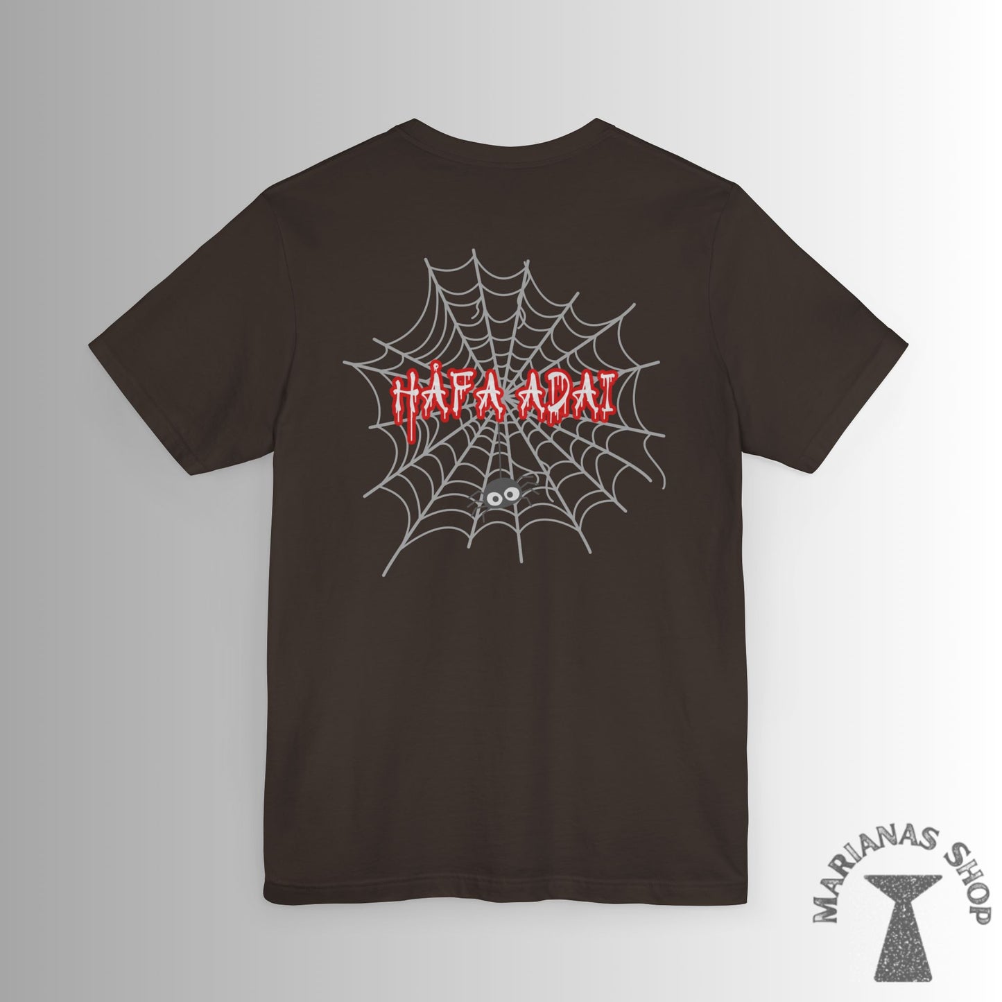 Halloween Spider Hafa Adai Guam Marianas Shirt Guamanian Chamorro T-shirt Saipan Tinian Rota CNMI Tshirt - Marianas Shop