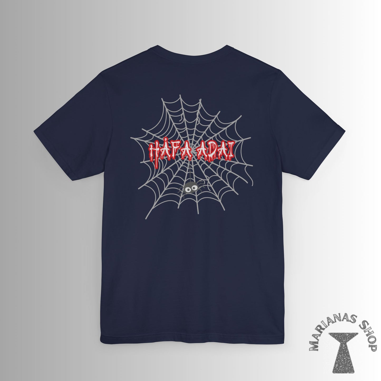 Halloween Spider Hafa Adai Guam Marianas Shirt Guamanian Chamorro T-shirt Saipan Tinian Rota CNMI Tshirt - Marianas Shop