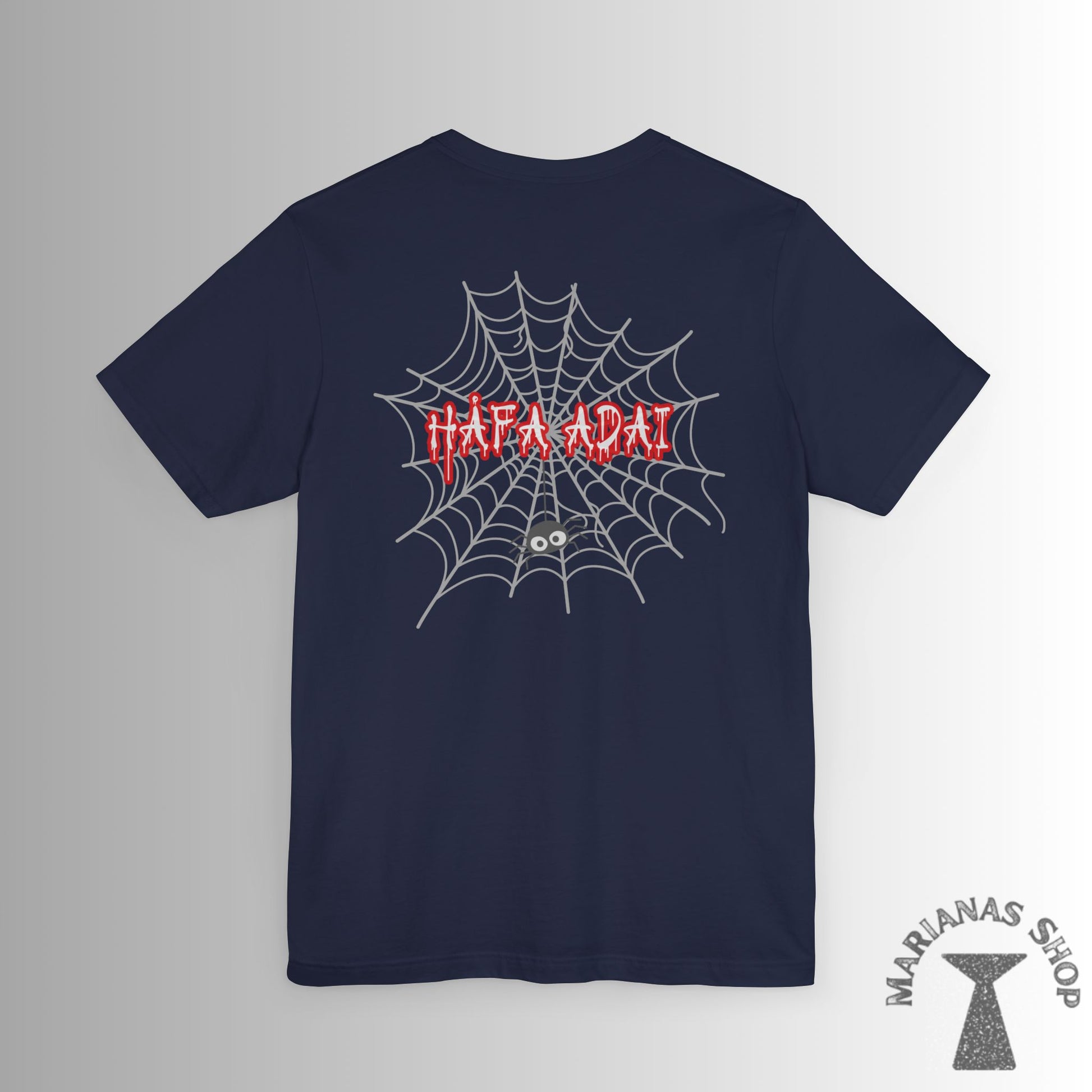 Halloween Spider Hafa Adai Guam Marianas Shirt Guamanian Chamorro T-shirt Saipan Tinian Rota CNMI Tshirt - Marianas Shop