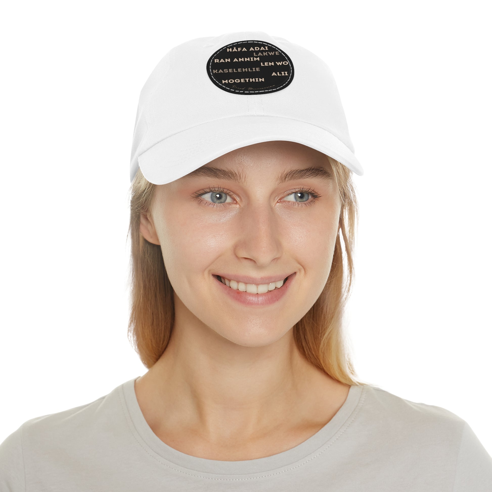 Hello Håfa Adai Micronesia Hat Ran annim Lakwe Len wo Kaselehlie Mogethin Alii CNMI Guam Kosrae Palau Marshals Yap Chuuk Pohnpei Round Cap - Marianas Shop