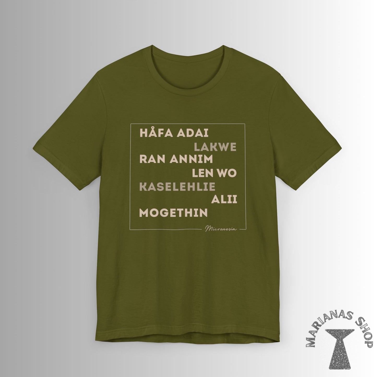 Hello Håfa adai Micronesia Shirt Ran annim Lakwe Len wo Kaselehlie Mogethin Alii Saipan Guam Kosrae Palau Marshals Yap Chuuk Pohnpei Hafa - Marianas Shop
