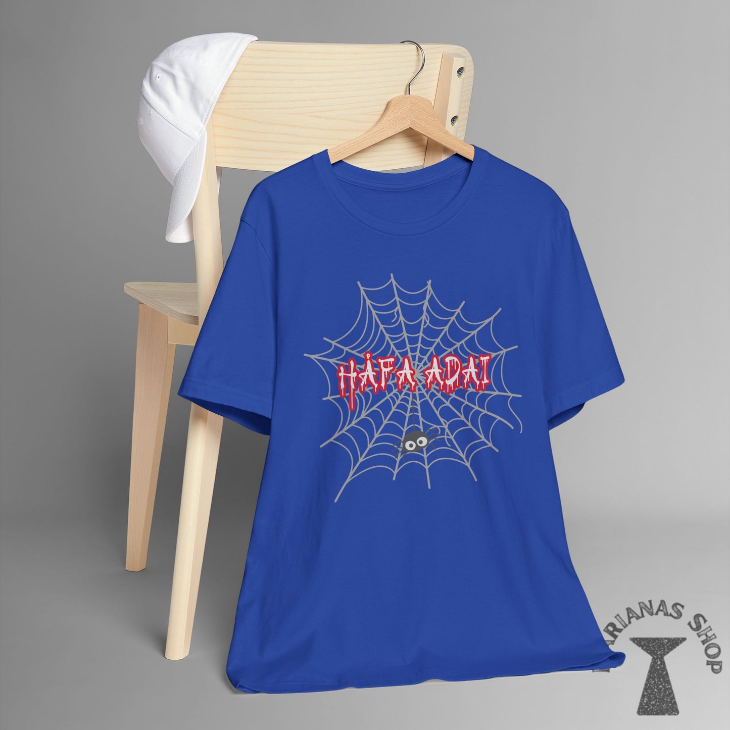 Halloween Spider Hafa Adai Guam Marianas Shirt Guamanian Chamorro T-shirt Saipan Tinian Rota CNMI Tshirt - Marianas Shop