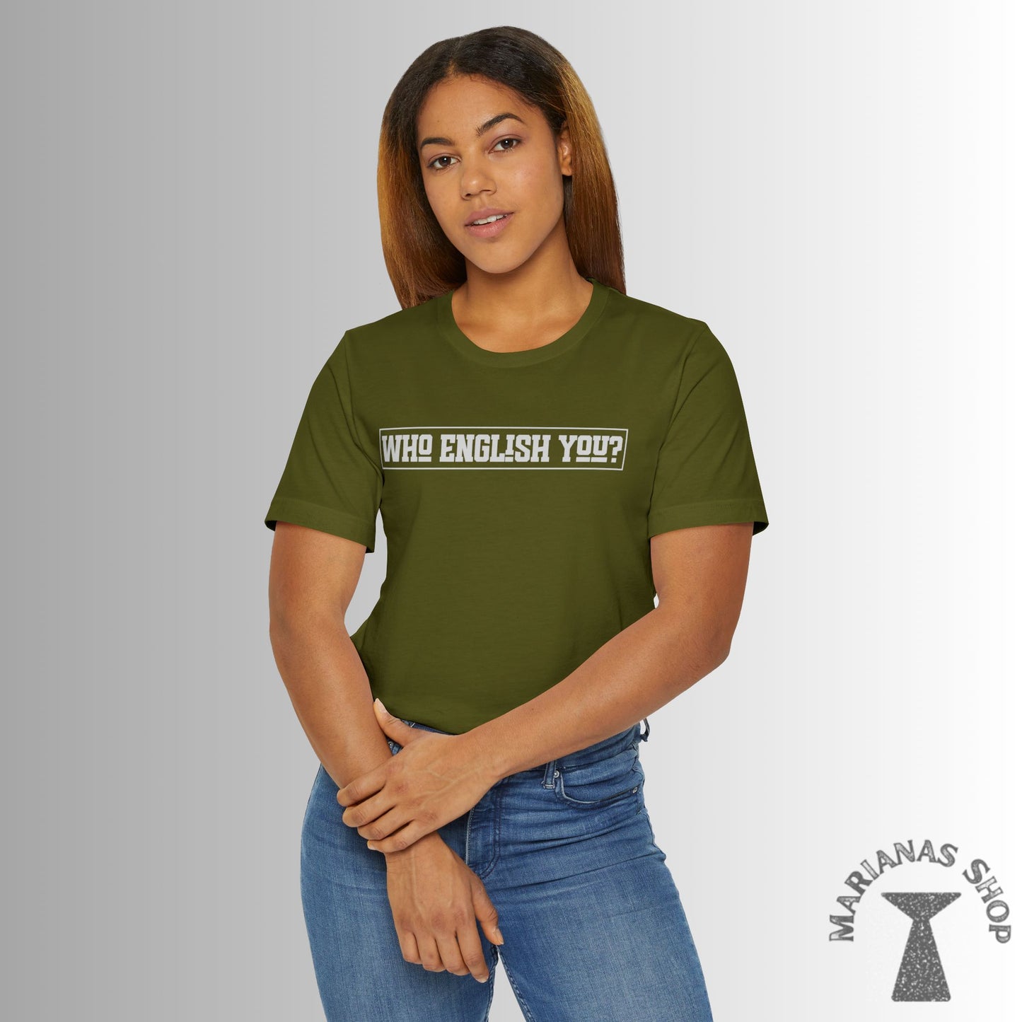 Who English You Chamorro Phrase Shirt Celebrate Chamorru Culture with Fun Island Sayings Tshirt Guam Saipan Tinian Rota Marianas T-shirt - Marianas Shop