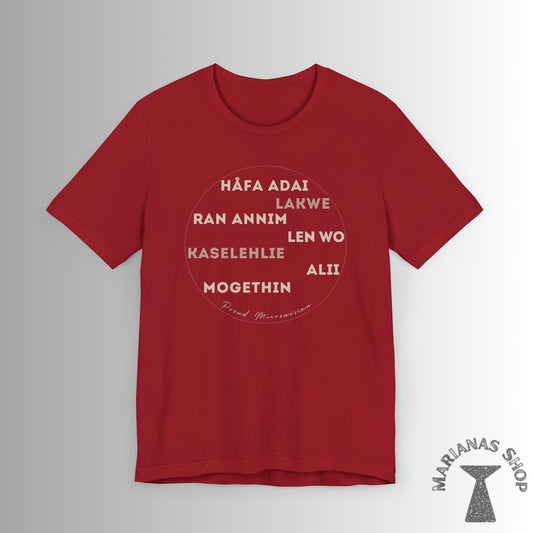 Hello Håfa adai Micronesia Shirt Ran annim Lakwe Len wo Kaselehlie Mogethin Alii Saipan Guam Kosrae Palau Marshals Yap Chuuk Pohnpei Hafa - Marianas Shop