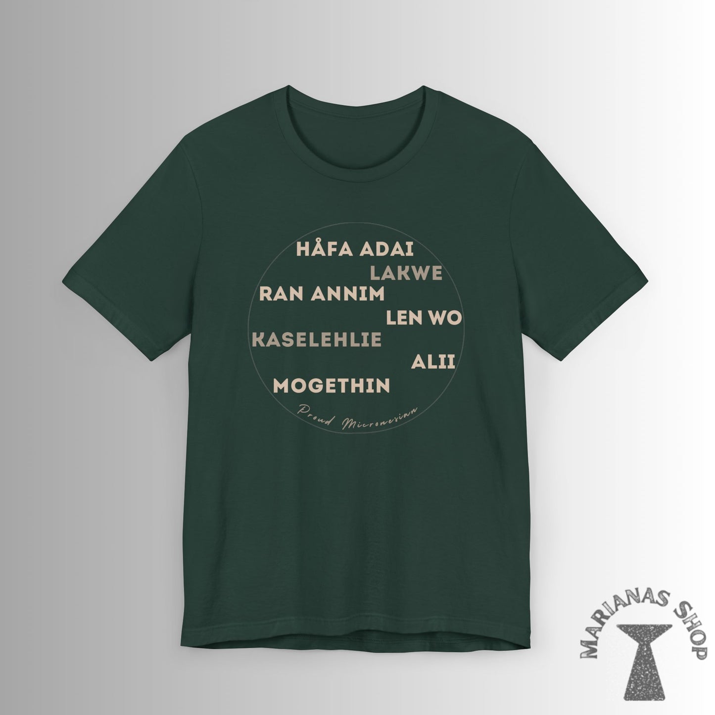 Hello Håfa adai Micronesia Shirt Ran annim Lakwe Len wo Kaselehlie Mogethin Alii Saipan Guam Kosrae Palau Marshals Yap Chuuk Pohnpei Hafa - Marianas Shop