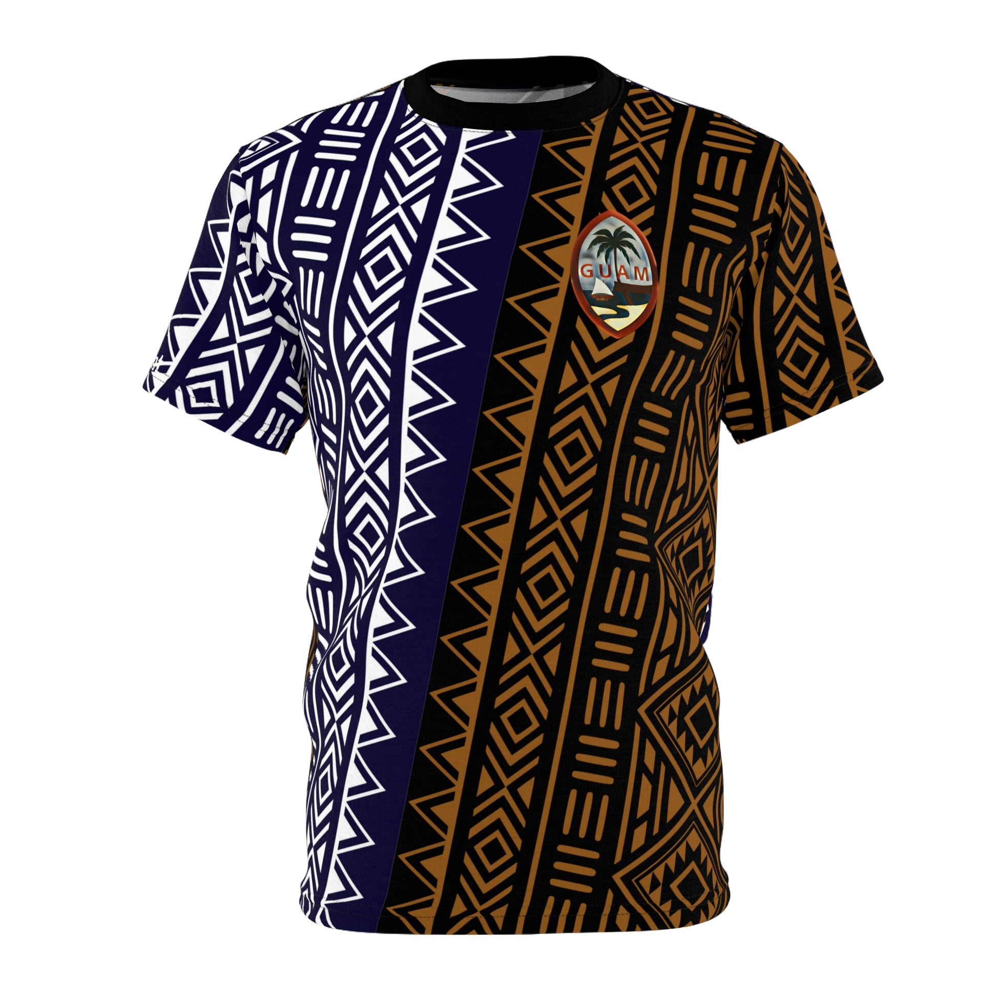 Guam Logo Tribal Print Shirt - Marianas Shop