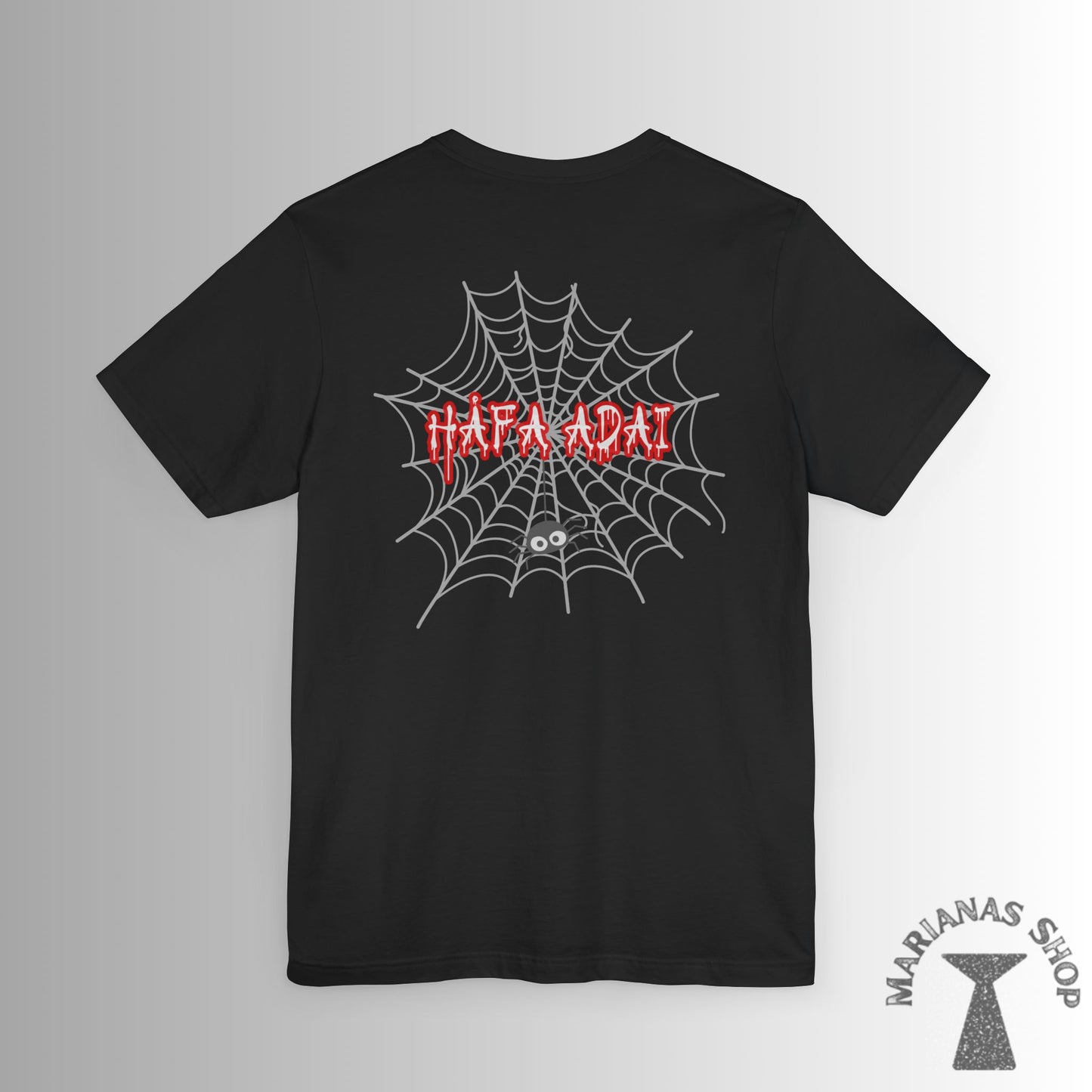Halloween Spider Hafa Adai Guam Marianas Shirt Guamanian Chamorro T-shirt Saipan Tinian Rota CNMI Tshirt - Marianas Shop