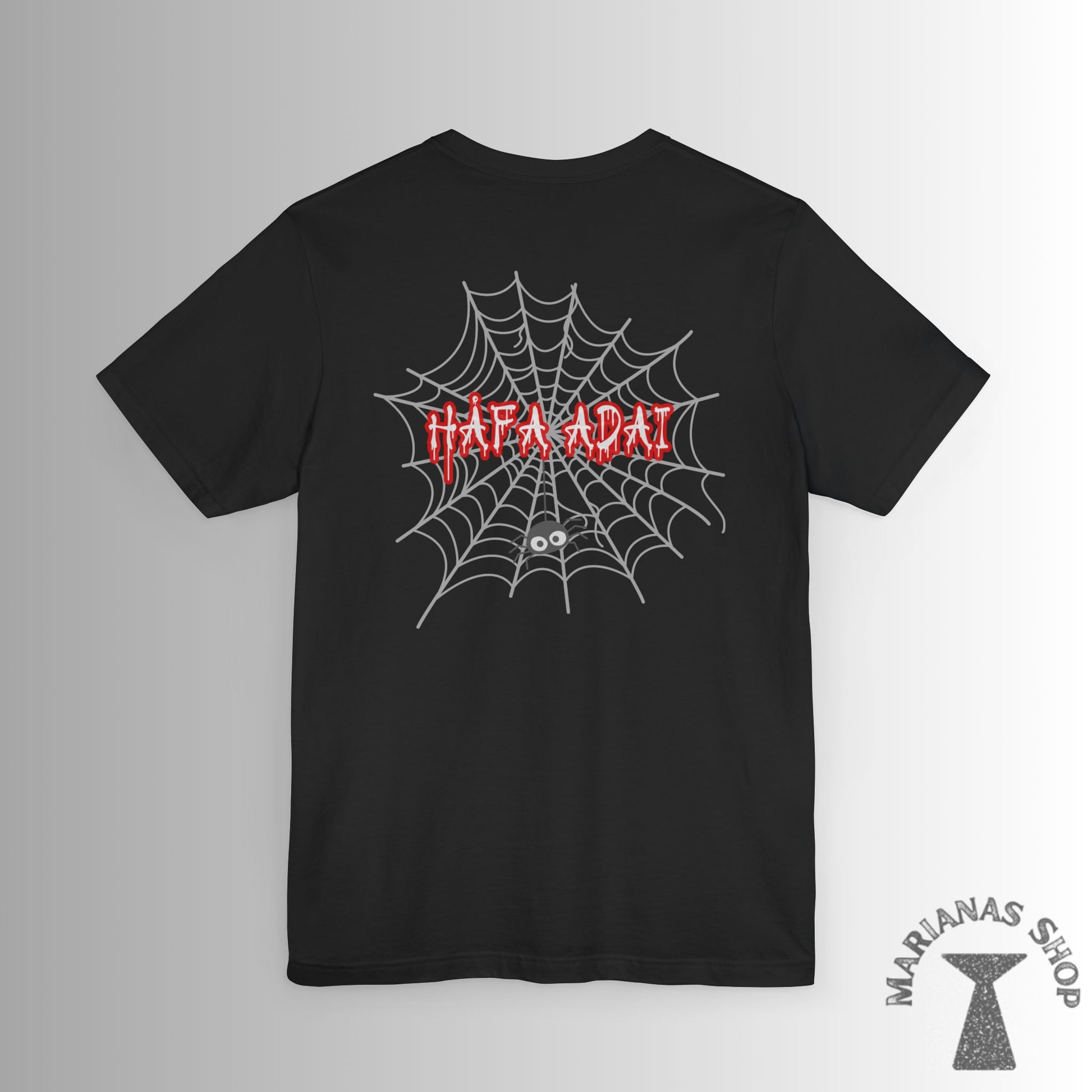 Halloween Spider Hafa Adai Guam Marianas Shirt Guamanian Chamorro T-shirt Saipan Tinian Rota CNMI Tshirt - Marianas Shop
