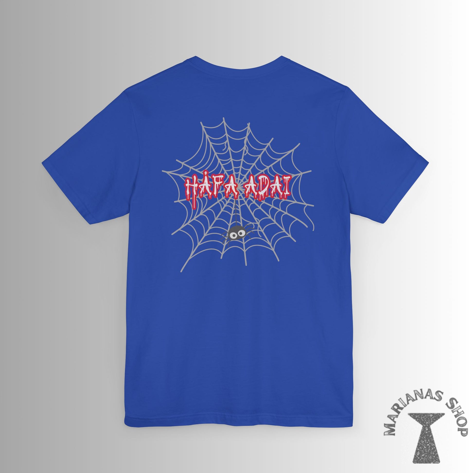 Halloween Spider Hafa Adai Guam Marianas Shirt Guamanian Chamorro T-shirt Saipan Tinian Rota CNMI Tshirt - Marianas Shop